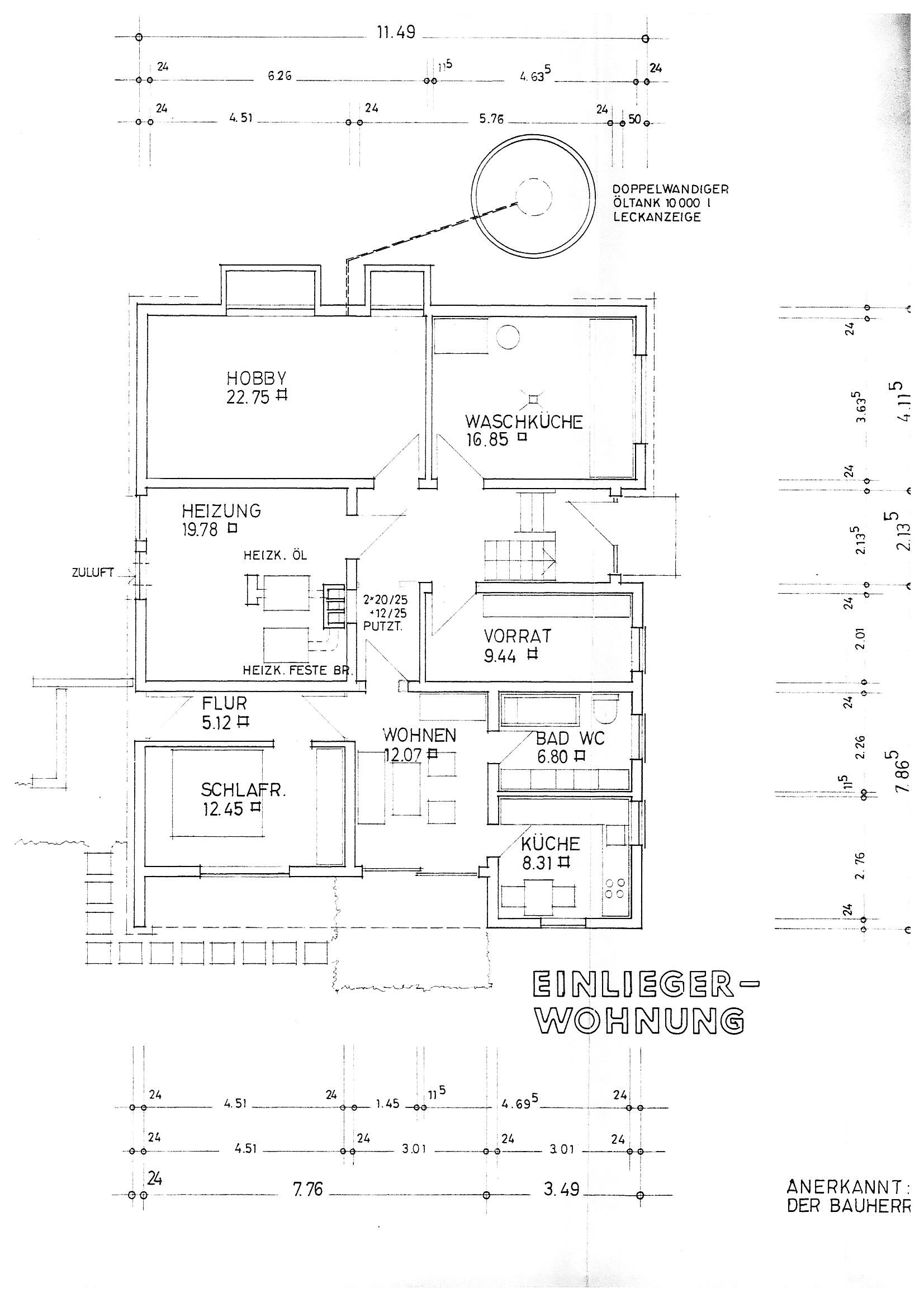 Grundriss UG